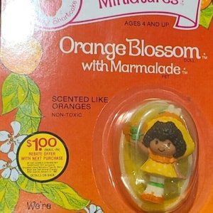STRAWBERRYLAND MINIATURES STRAWBERRY SHORTCAKE ORANGE BLOSSOM MARMALADE NEW '81